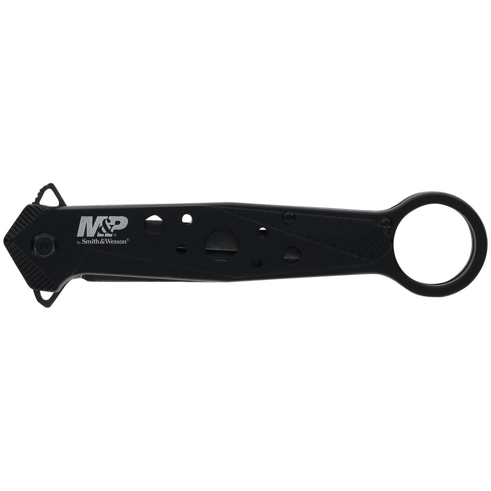 Battenfeld Knives Smith & Wesson M&P Folding Knife Dagger Blade Black