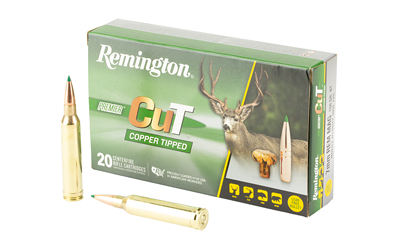 Remington Premier Cut Copper Tipped Rifle Ammunition 7mm Rem Mag 150gr PT 3050 fps 20/ct