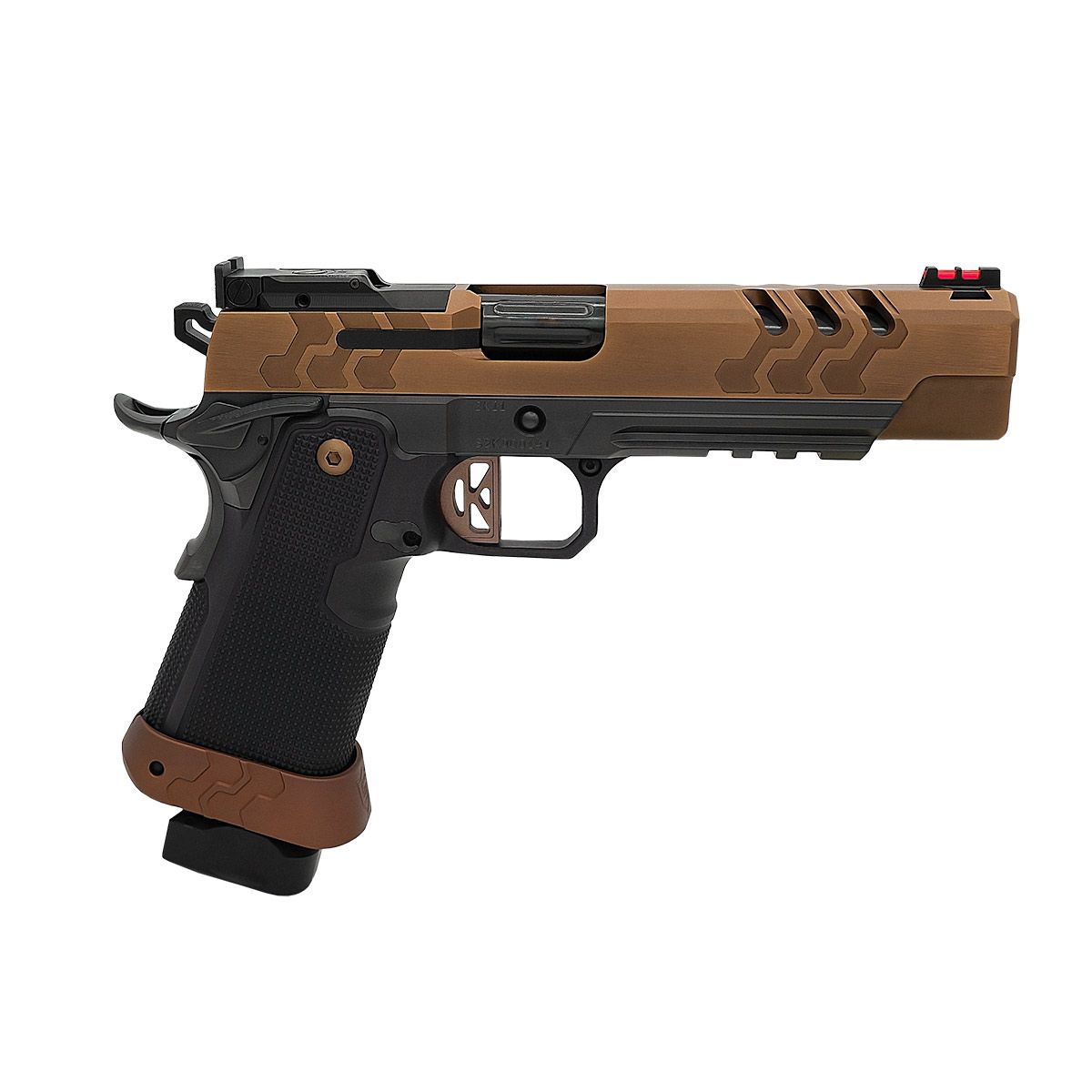 KIMBER 2K11 TARGET O.R. 45ACP PISTOL 5" COYOTE PVD FINISH, GT TRIGGER, 3-13RD MAGS