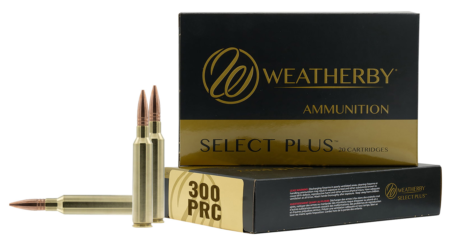 Weatherby Select Plus Rifle Ammo .300 PRC 180 gr. BTHP 2950 fps 20/ct