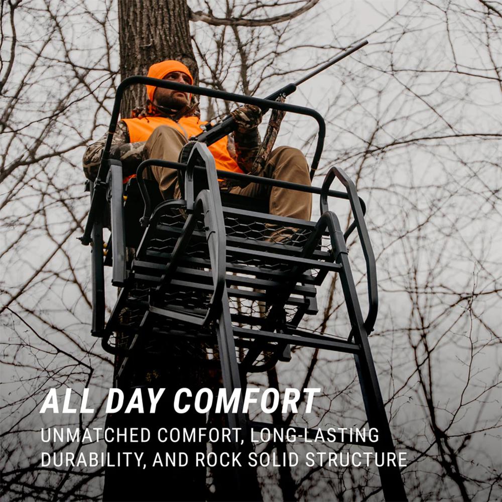 Ardisam (River's Edge/ Barronett Blinds) River's Edge Lockdown Wide 1-Man Ladder Tree Stand