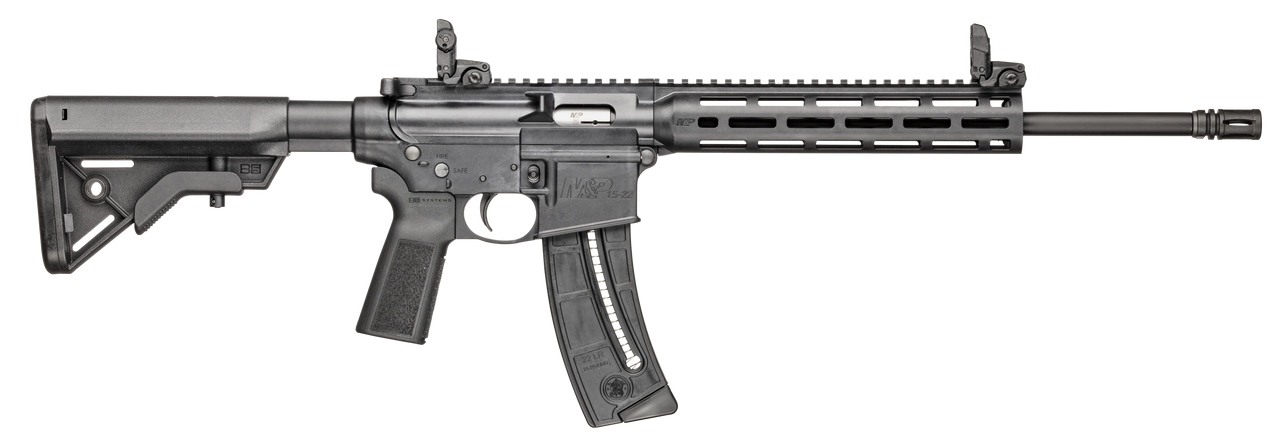 Smith & Wesson Inc. S&W M&P 15-22 Sport Rifle .22 LR 25rd Magazine 16.5" Barrel MBUS Sight and B5 Grip