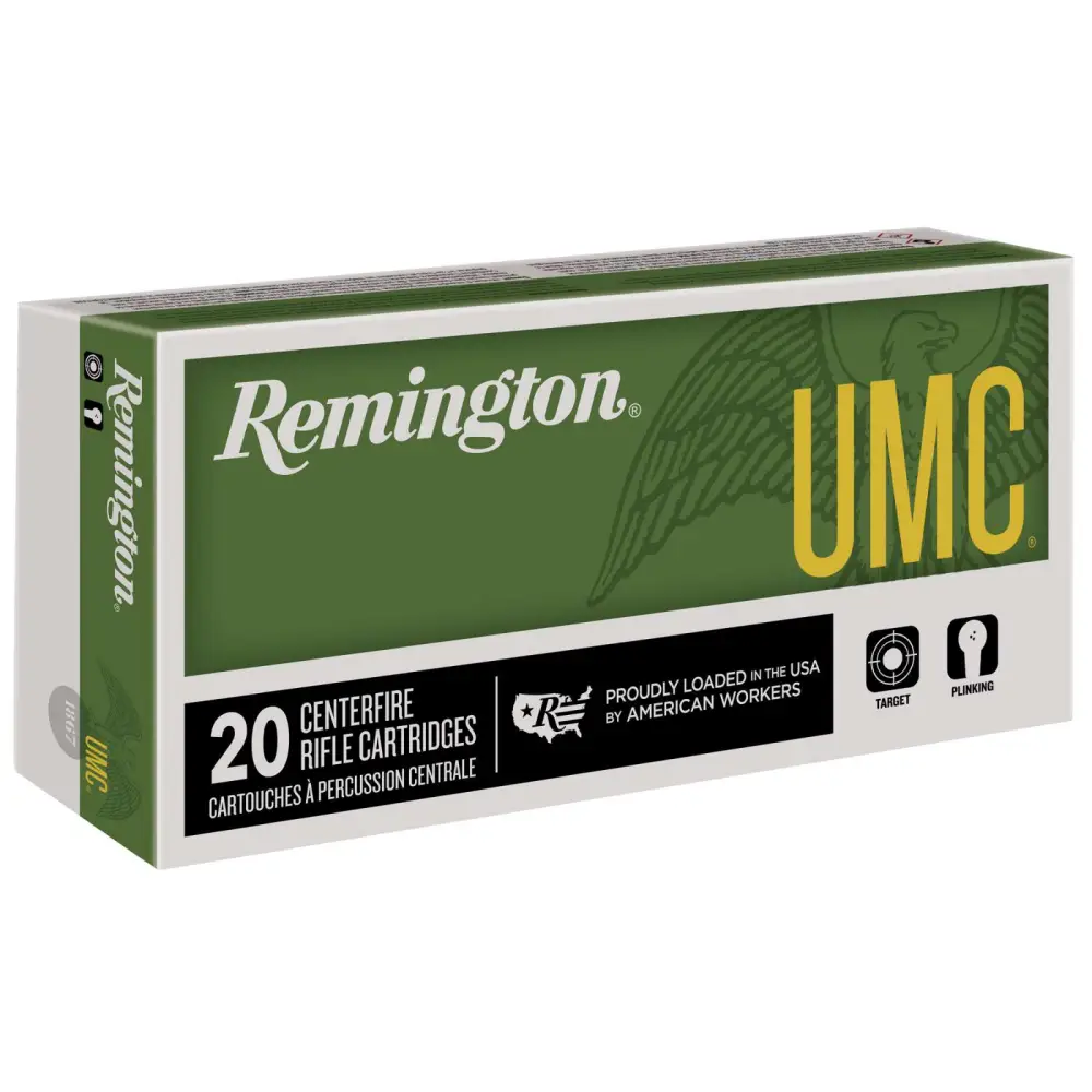 Remington MC Centerfire Rifle Ammunition 450 Bushmaster 260 gr FMJ 2040 fps 20/ct