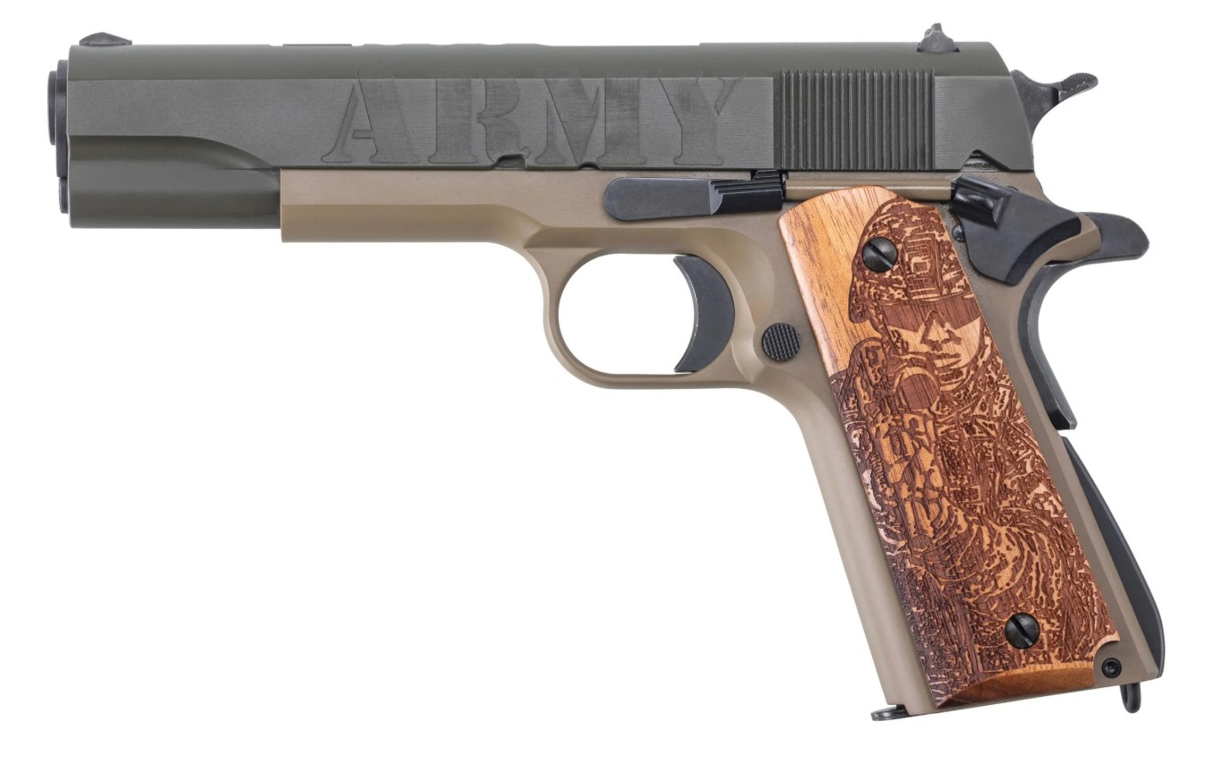 Kahr Arms Auto Ordnance Army 250th Special Edition Handgun .45 ACP 7rd Magazine 5" Barrel Wood Grip
