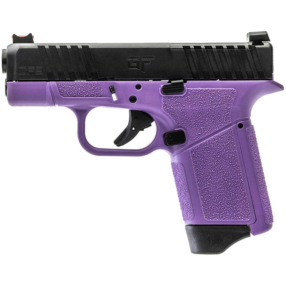 GForce Arms GF9 Rapture Subcompact OR Handgun 9mm Luger 12rd Magazine 3.25" Barrel Purple Frame Black Slide