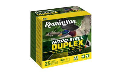 Remington Nitro-Steel Duplex Shotshells 12ga 3" 1-1/4oz 1450 fps #2 & #6 Shot 25/ct