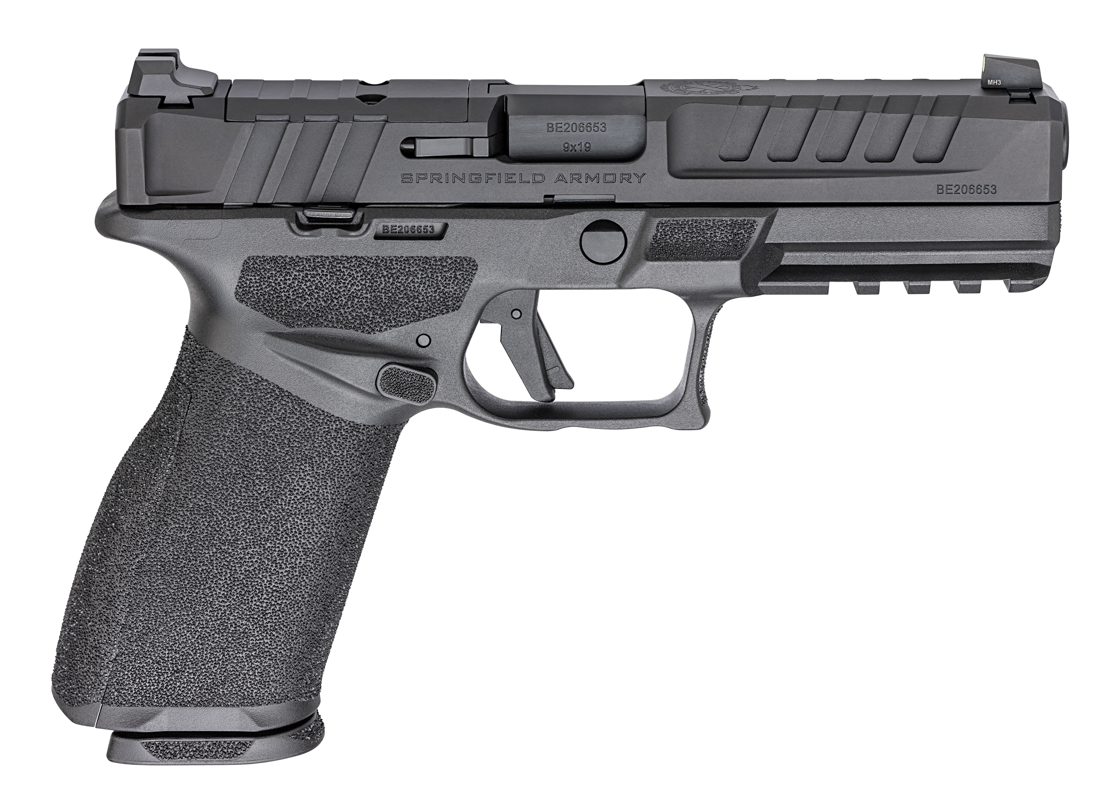 Springfield Echelon Handgun 9mm Luger 10rd Magazines(2) 4.5" Barrel Tritium Front/U Dot Rear Sights Black