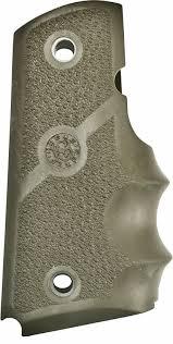 Hogue Inc. RUBBER OFFICER'S OD GREEN W/FG