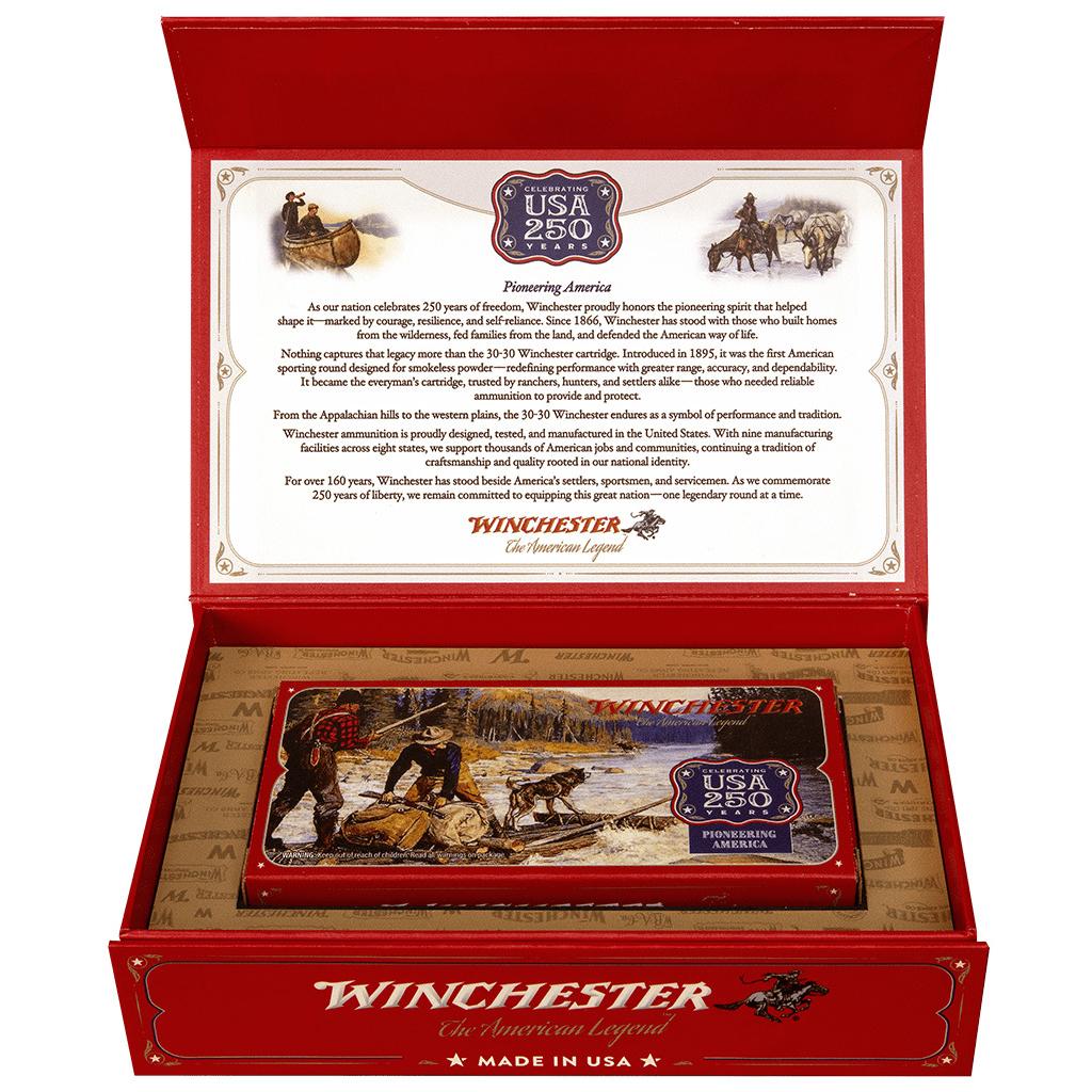 Winchester USA 250th Anniversary Power Point Rifle Ammunition 30-30 Win 170gr SP 2200 fps 20/ct