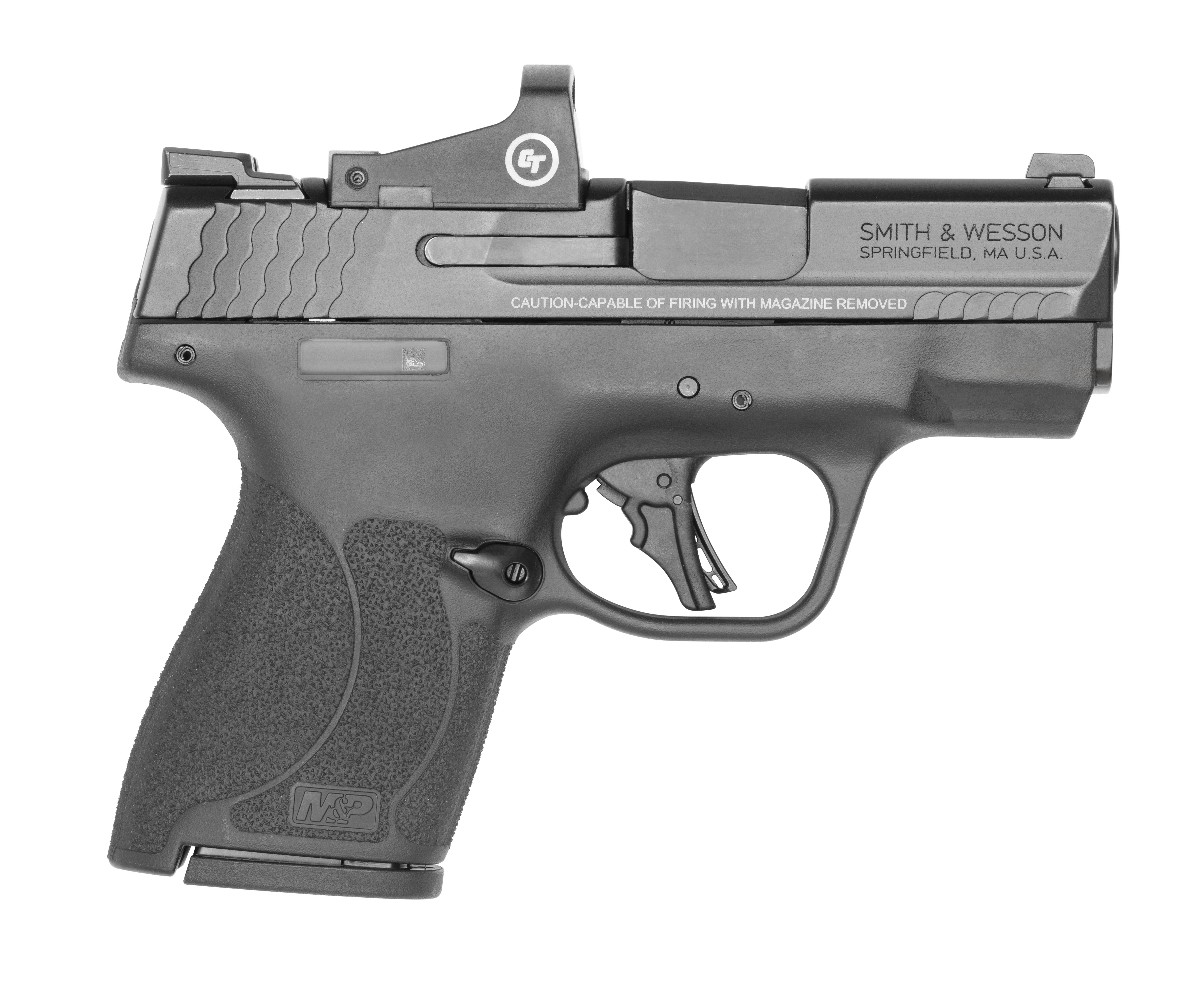 Smith & Wesson Inc. S&W M&P Shield Plus Optics Ready Handgun 9mm Luger 10rd Magazines 3.1" Barrel No Thumb Safety Night Sights