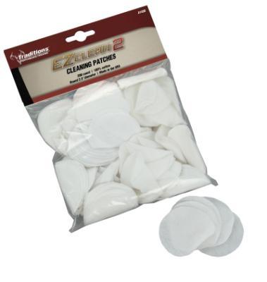 Traditions EZ Clean 2 Cleaning Patches .45-.54 Cal 100/ct 2.5 in. dia.