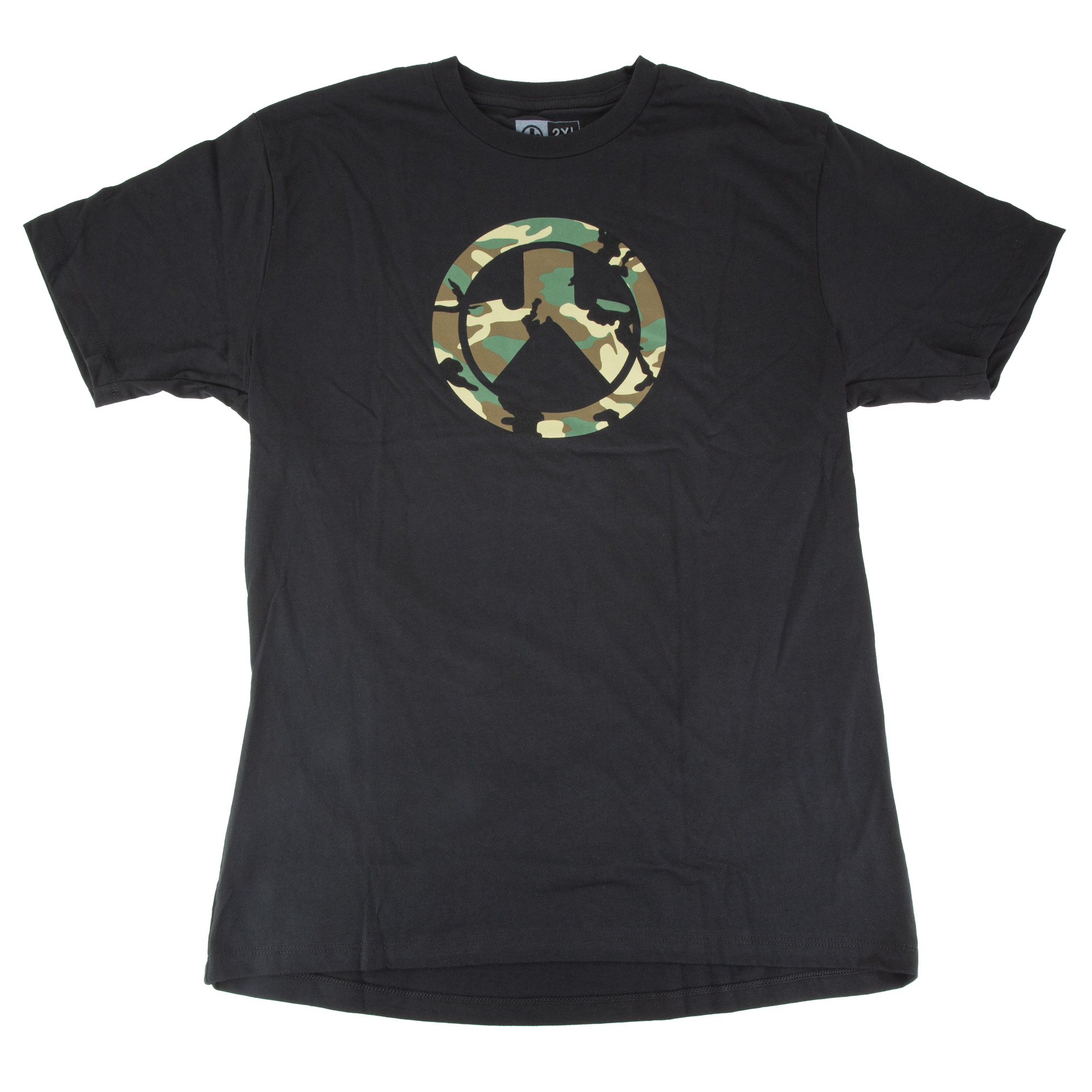 MAGPUL WOODLND CAM ICN TSHRT BLK 2XL