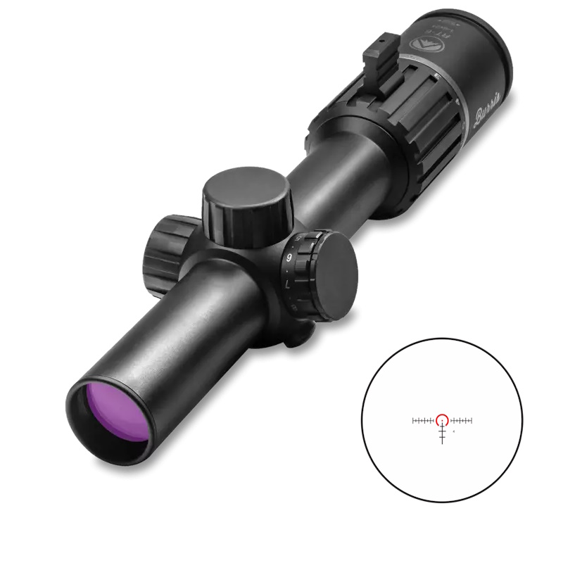 Burris Company Inc. REFURBISHED Burris RT-6 Rifle Scope - 1-6x-24mm Illuminated Ballistic AR Reticle Matte Black
