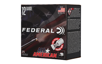Federal All American Shotshells 12ga 2-3/4" 1oz 1200 fps #7.5 25/ct