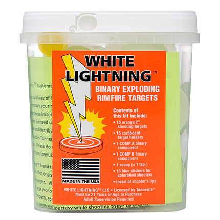 Tannerite White Lightning Rimfire Target Kit 15/ct