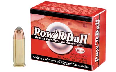 Glaser Pow'RBall Handgun Ammunition .38 Super 100 gr JHP 1525 fps 20/ct