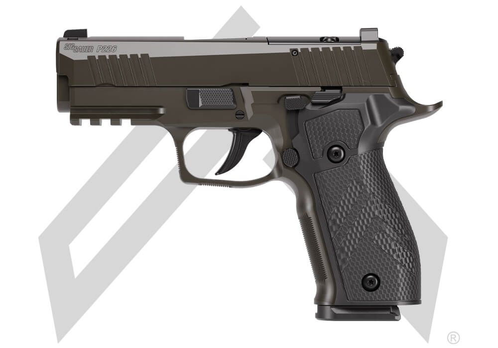 Sig Sauer P226-XCarry Legion DA/SA Handgun 9mm Luger 10rd Magazines(3) 3.8" Barrel Optic Ready Legion Grey Cerakote