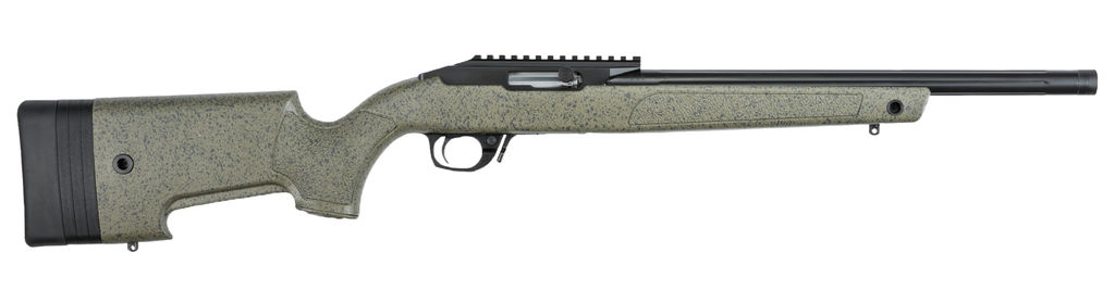 Bergara BXR Rimfire Rifle .22 LR 10rd Magazine 16.50" 4140 CrMo Fluted Barrel Green/Black Stock