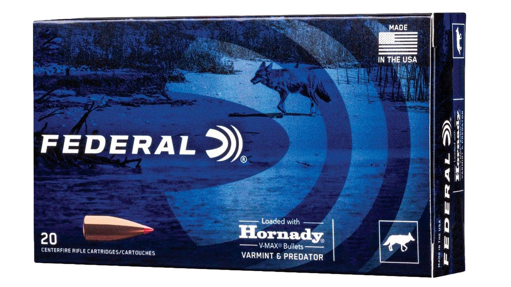 Federal Varmint & Predator Rifle Ammunition 6.5 Creedmoor 95 gr V-MAX 3300 fps 20/ct
