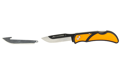 Outdoor Edge RazorEDC Lite Replaceable Blade Folding Knife 3" Drop Point Blade Orange