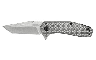Kershaw Cathode Folding Knife 2-1/4" American Tanto Blade Silver