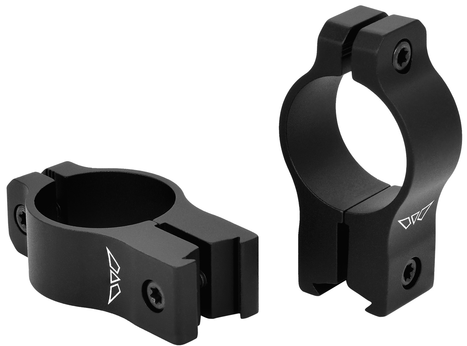 Warne Vapor 2-Piece Rimfire Scope Rings 1'' High - Anodized