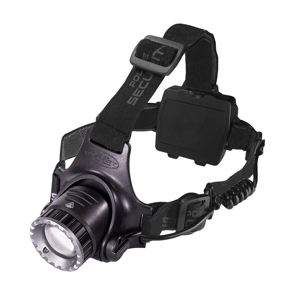 LB Marketing Inc DBA Police Security Flashlights Police Security Flashlights Long Throw Headlamp 500 Lumens Black