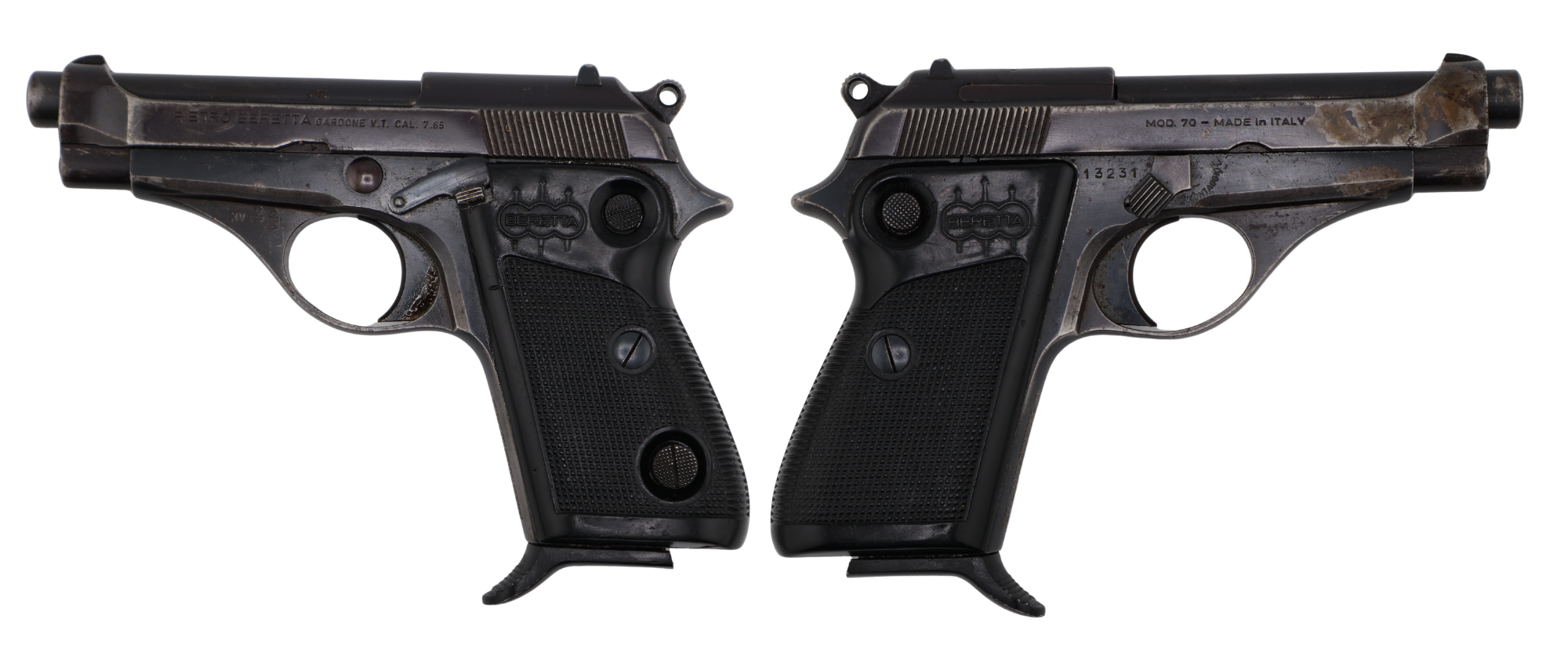 Navy Arms BERETTA M70 SURPLUS 32ACP PISTOL BLUED, BUTTON SAFETY, GRADE 1 C&R