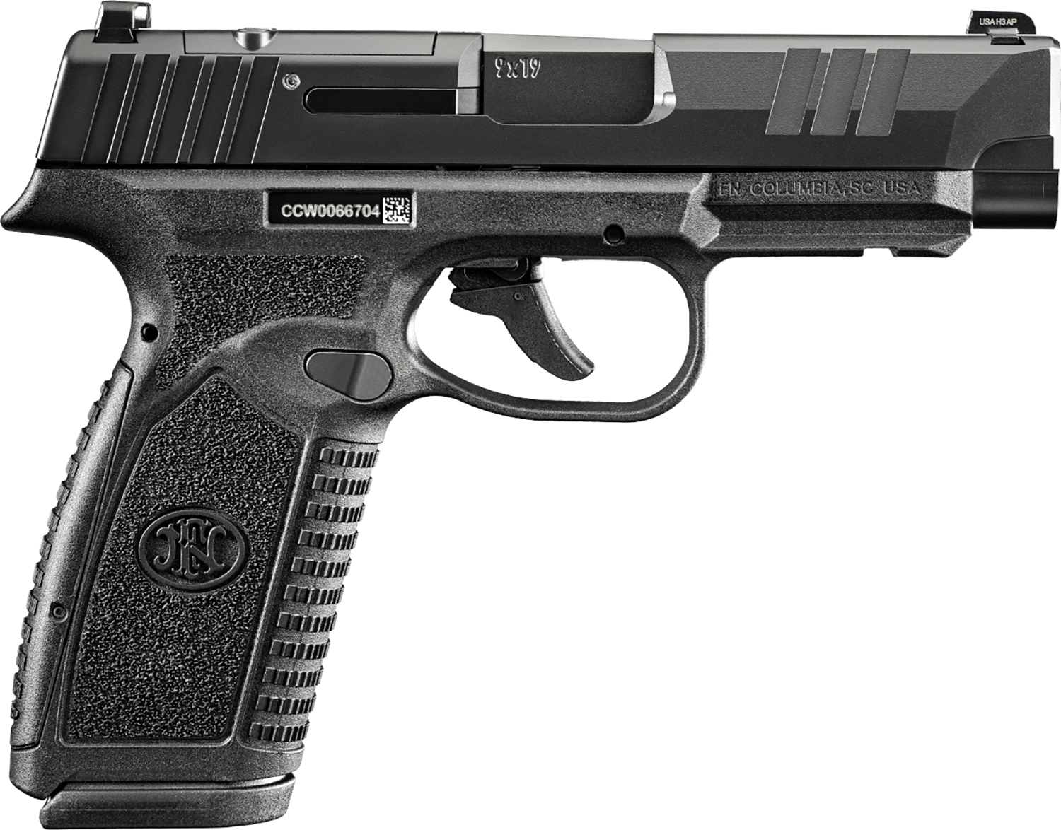 FN Reflex XL MRD Handgun 9mm Luger 10rd Magazines(2) 3.8" Barrel Black No Manual Safety