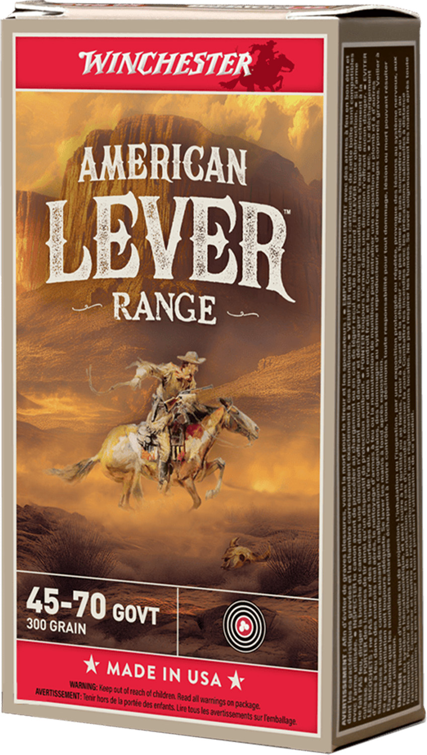 Winchester WIN 45-70 300GR AMERLEV JHP 20 10BX/CS