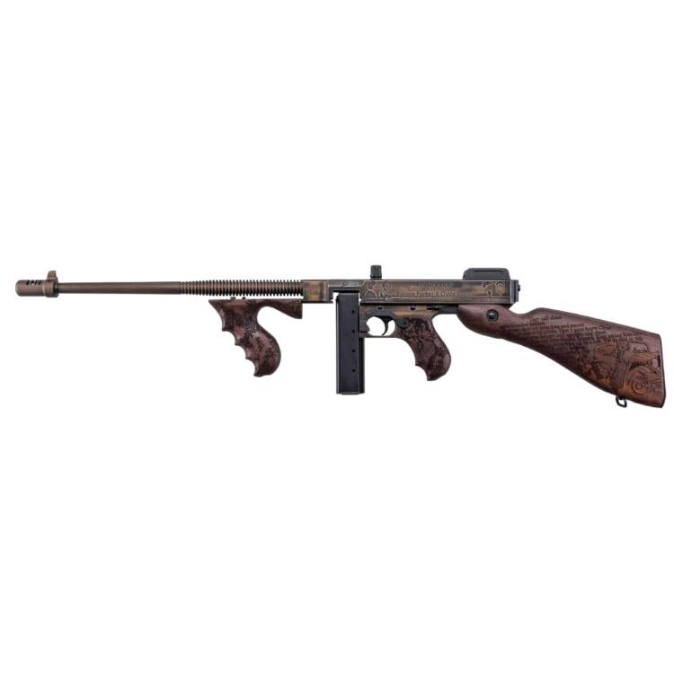 Kahr Arms Thompson 1927A1 "Bonnie & Clyde" Carbine .45 Auto 20rd Stick 50rd Drum Magazines 18" Barrel Wood Stock