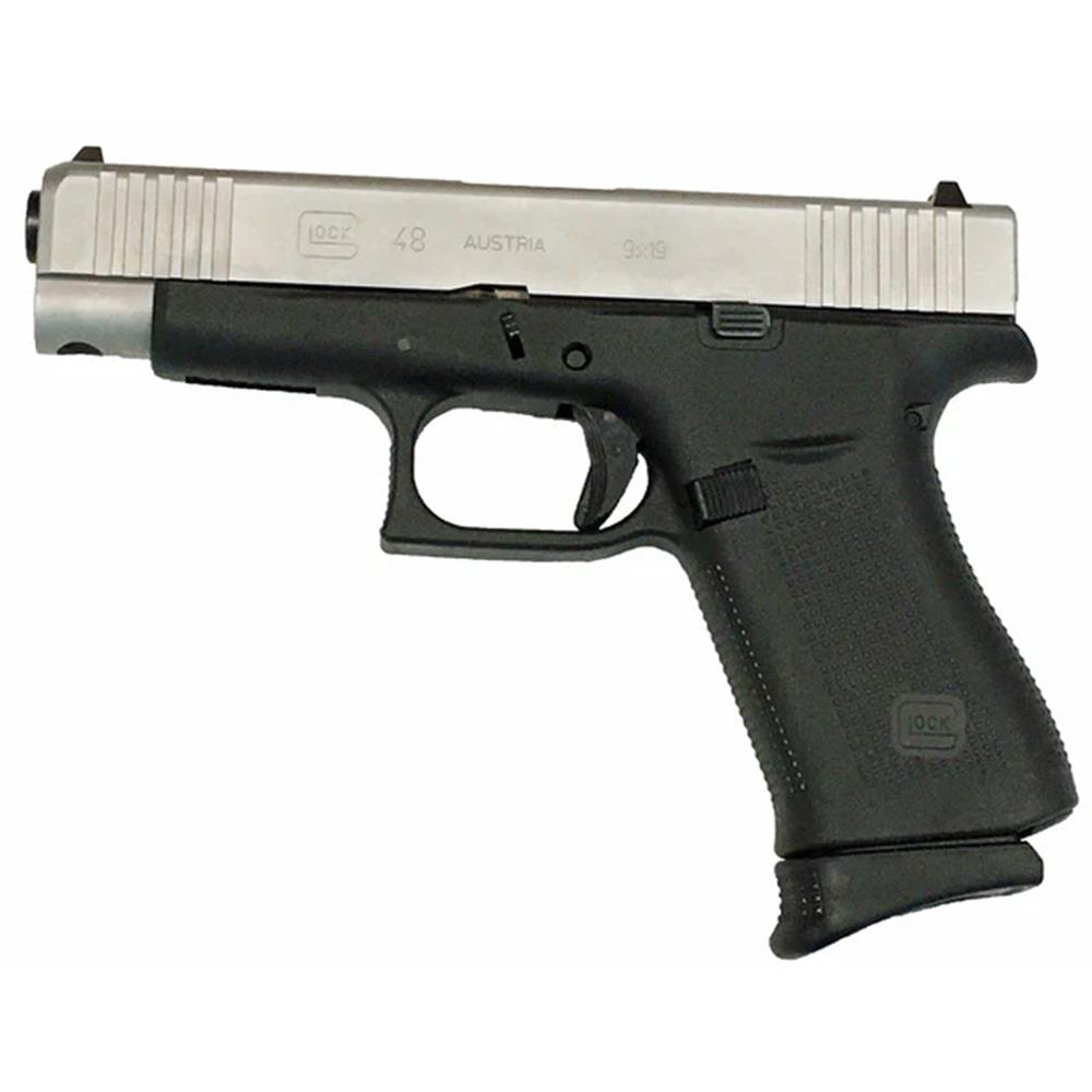 Pearce Grips Grip Extension for Shield Arms 15rd Mag Glock 43x/48 9mm Luger Black