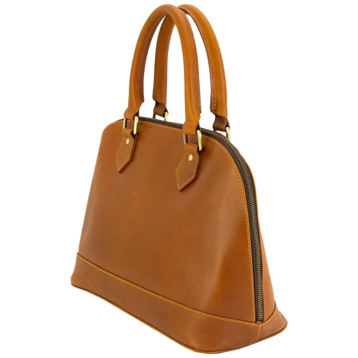 Rugged Rare Smith & Wesson Classic Satchel Concealed Carry Purse Tan