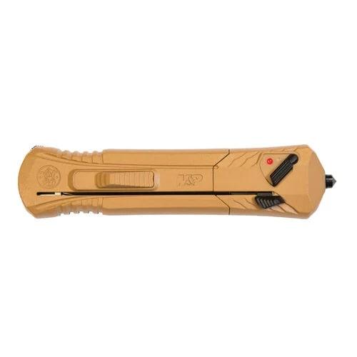 Battenfeld Knives Smith & Wesson M&P Spear Tip OTF Automatic Knife 3 7/10" Blade FDE