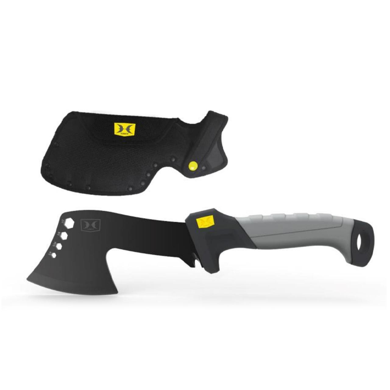 Gsm Hawk Hatchet 9 1/2" Full Length Black and Grey