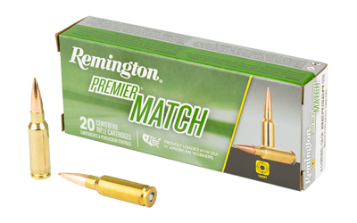 Remington Premier Match Berger Rifle Ammunition 6.5 Grendel 130gr OTM 2400 fps 20/ct
