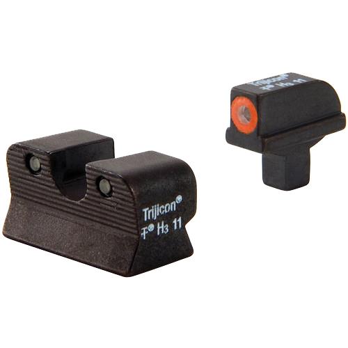 TrijiconInc. Trijicon 1911 Colt Cut HD Night Sight Set - Orange Front Outline