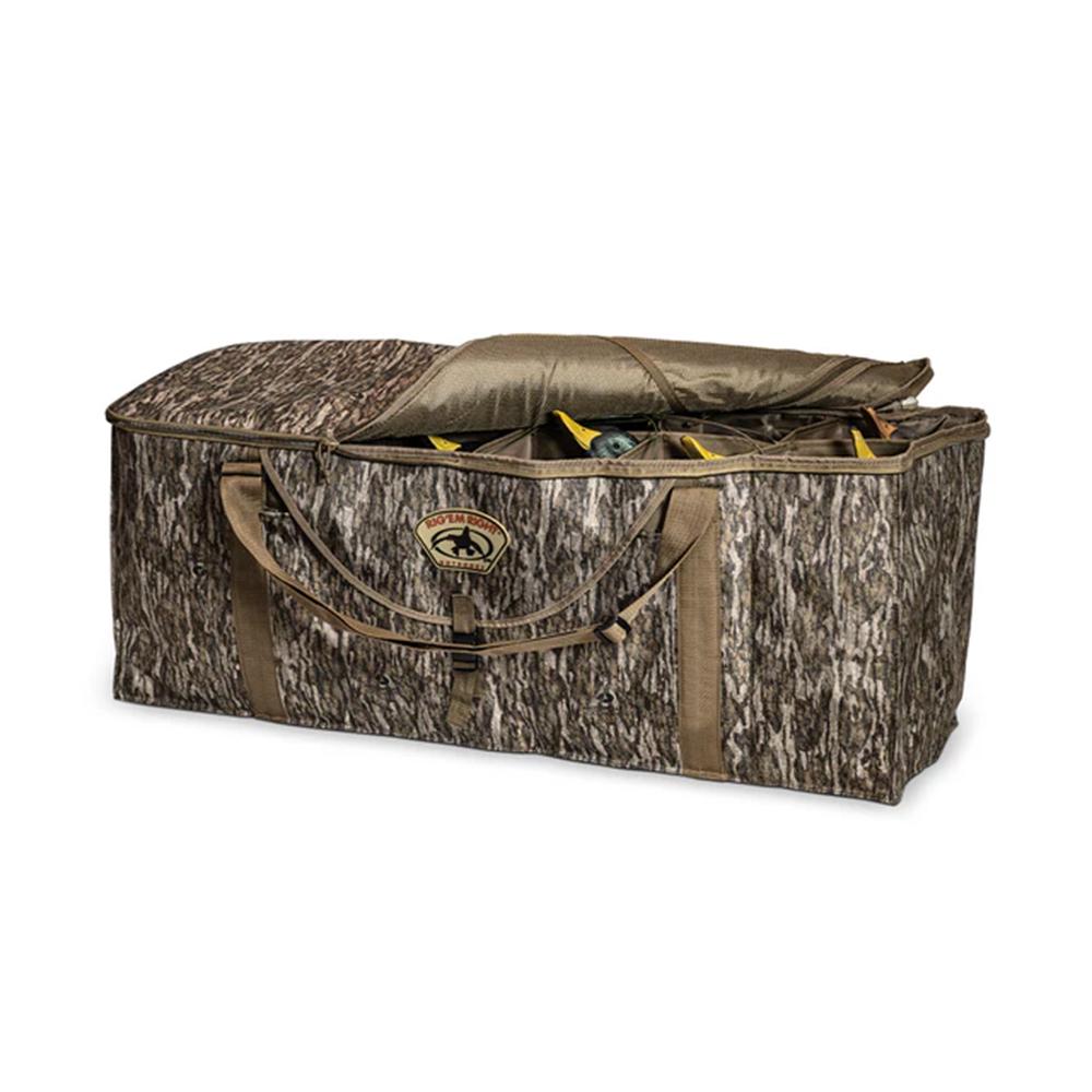AdvenTec LLC dba Rig Em Right Outdoors Rig'Em Right 12-Slot Deluxe Duck Decoy Bag Mossy Oak Bottomland