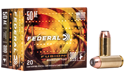 Federal Fusion Handgun Ammunition .50 Action Express EXPFMJ 300gr