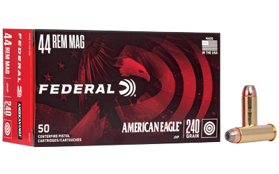 Federal American Eagle Handgun Ammunition 44 Mag 240 gr JHP 1230 fps 50/ct