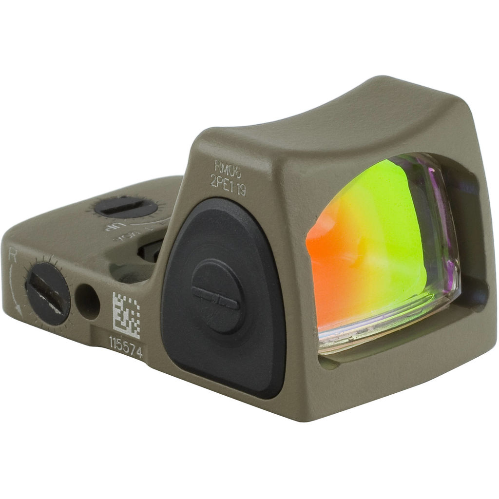 TrijiconInc. Trijicon RMR Type 2 Red Dot Sight 3.25 MOA Red Dot Illuminated FDE