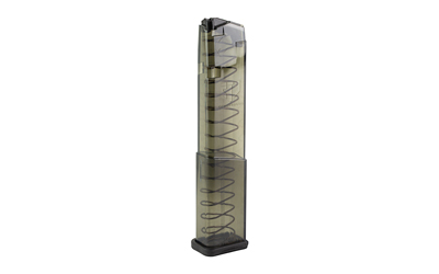 Elite Tactical Systems Carbon Smoke Handgun Magazine for Glock 43x/48 9mm Luger 19/rd