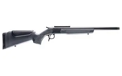 CVA Scout Single Shot Rifle 400 Legend 20" Threaded Blued Barrel Grey Stock 0 MOA Pic Rail