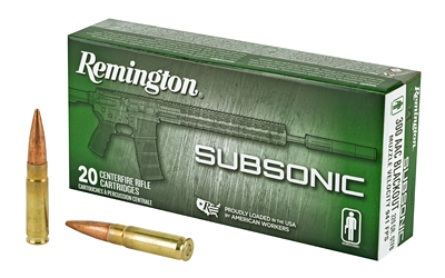 Remington Subsonic Rifle Ammunition .300 AAC Blackout 220gr OTFB 940 fps 20/ct