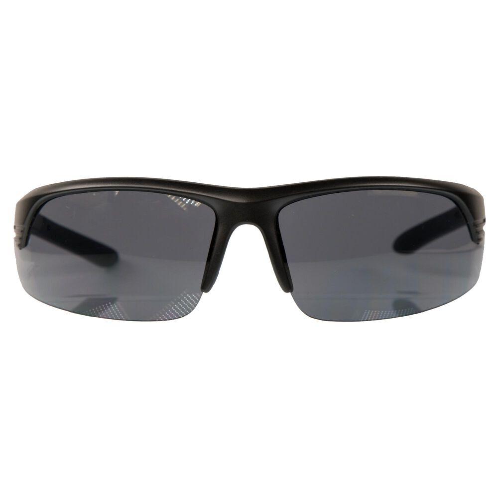 AOB Smith & Wesson Corporal Shooting Glasses Half Frame Black with Smoke Lens