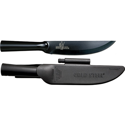 COLD STL BUSHMAN 7" BLK W/SHEATH
