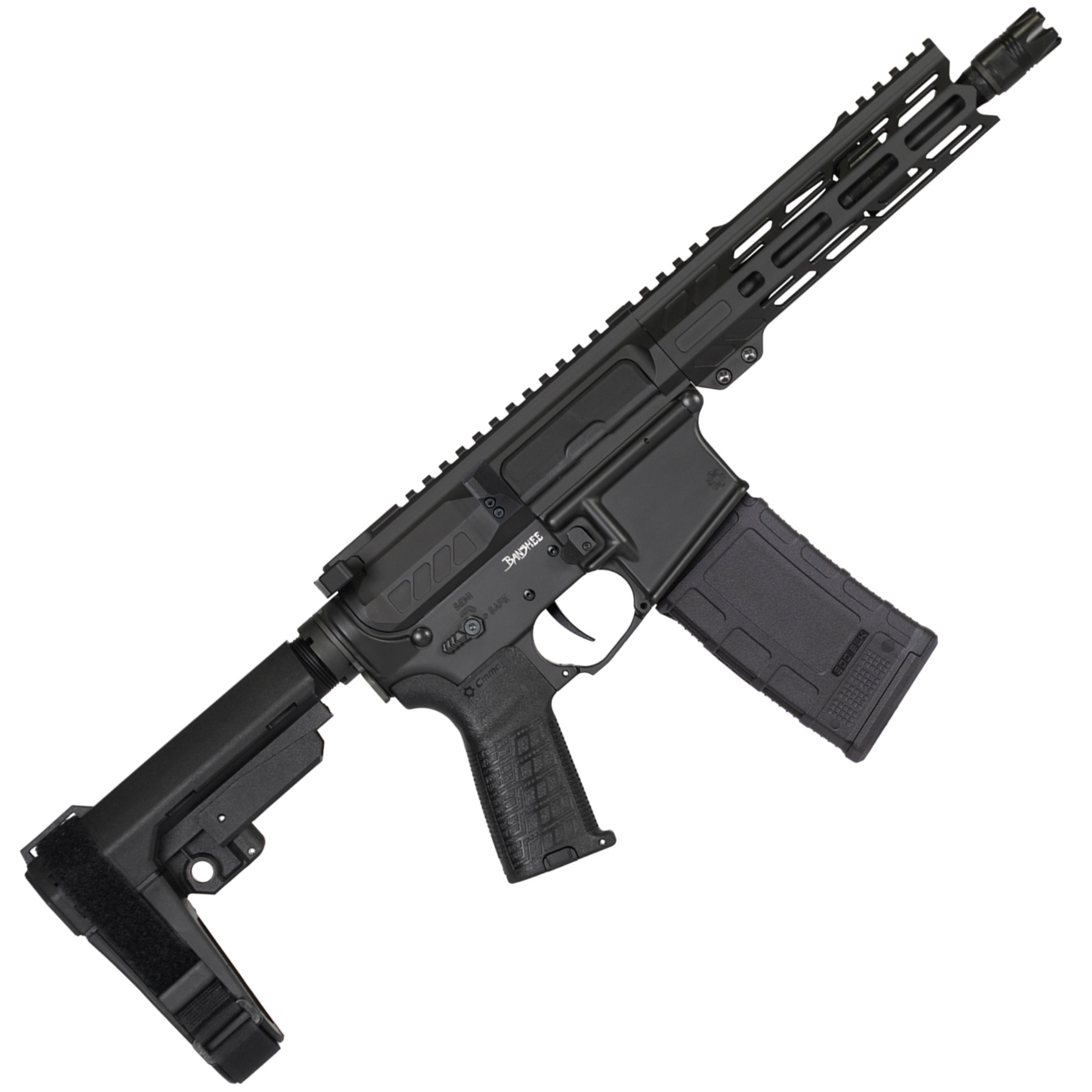 CMMG Banshee Mk4 Handgun .300 BLK 30rd Magazine 8" 5/8x24 Threaded Barrel Black