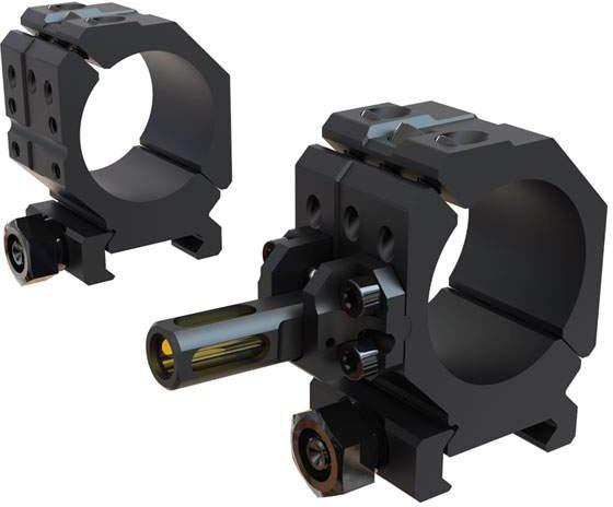 AOB Wheeler Pic Rail Scope Rings 30mm Medium