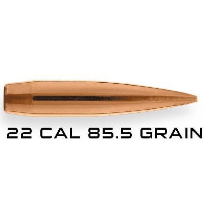 Berger Long Range Hybrid Target Bullets .22 cal .224" 85.5 gr HPBT 1000/ct