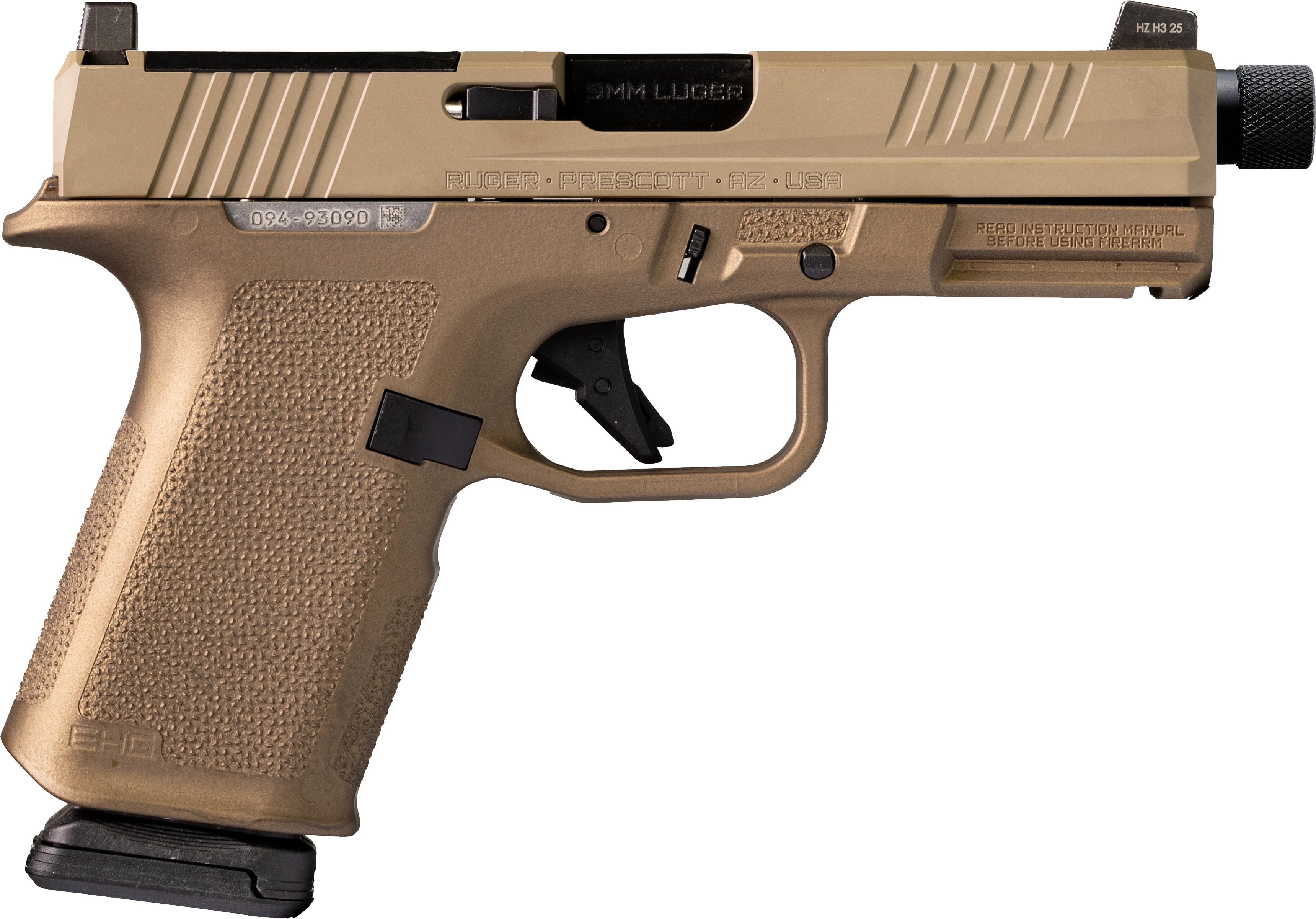 Ruger RUG RXM 9MM PST FDE TB 15RD DE DAVIDSON'S EXCLUSIVE